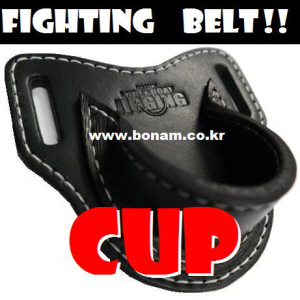 Lure&amp;Boat  파이팅 (가죽) 벨트 CUP 벨크로적용 / 지깅밸트 / JINGGING Fighting Belt 